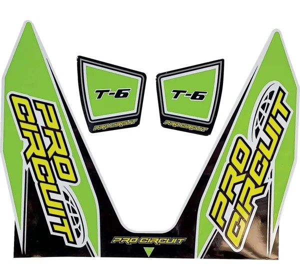 PRO CIRCUIT Dekorsätze & Aufkleber - DECAL T6 GREEN