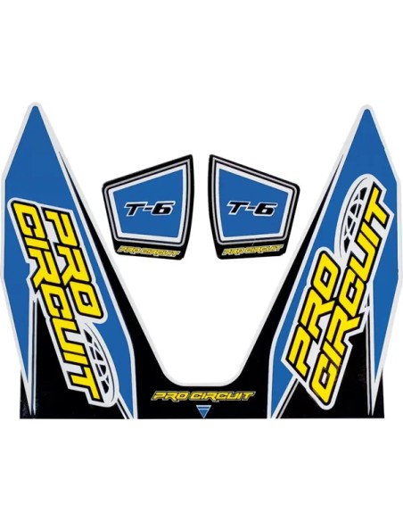 PRO CIRCUIT Dekorsätze & Aufkleber - DECAL T6 LIGHT BLUE