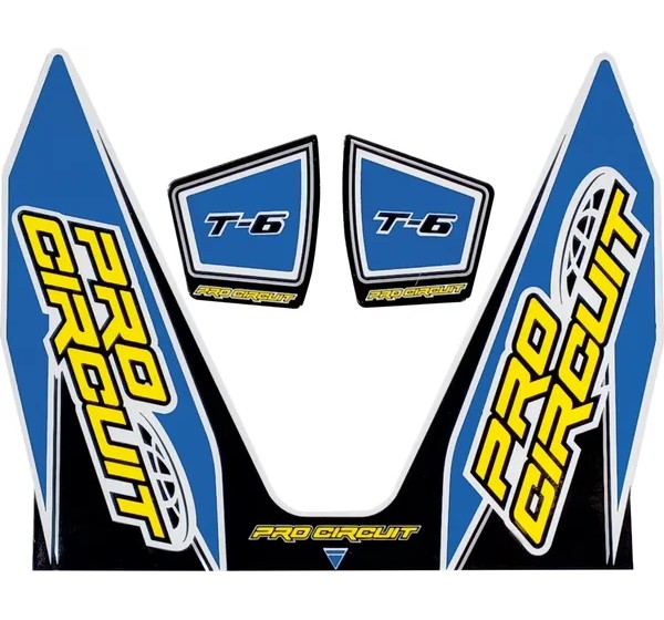 PRO CIRCUIT Dekorsätze & Aufkleber - DECAL T6 LIGHT BLUE
