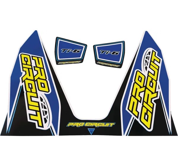 PRO CIRCUIT Dekorsätze & Aufkleber - DECAL TI6 DARK BLUE