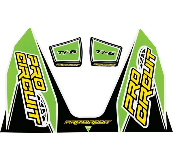 PRO CIRCUIT Dekorsätze & Aufkleber - DECAL TI6 GREEN