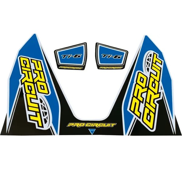 PRO CIRCUIT Dekorsätze & Aufkleber - DECAL TI6 LIGHT BLUE