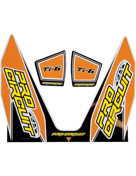 PRO CIRCUIT Dekorsätze & Aufkleber - DECAL TI6 ORANGE