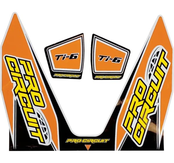 PRO CIRCUIT Dekorsätze & Aufkleber - DECAL TI6 ORANGE