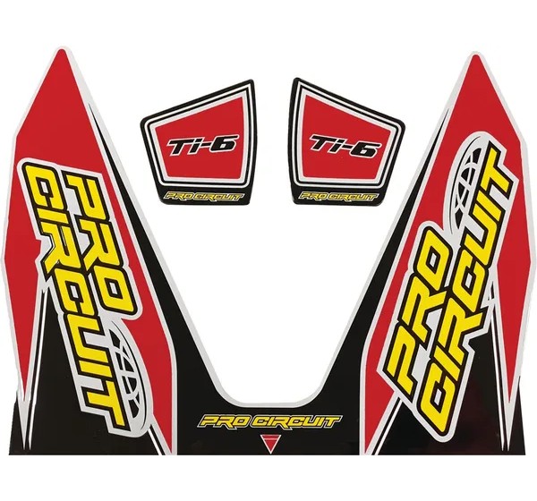 PRO CIRCUIT Dekorsätze & Aufkleber - DECAL TI6 RED