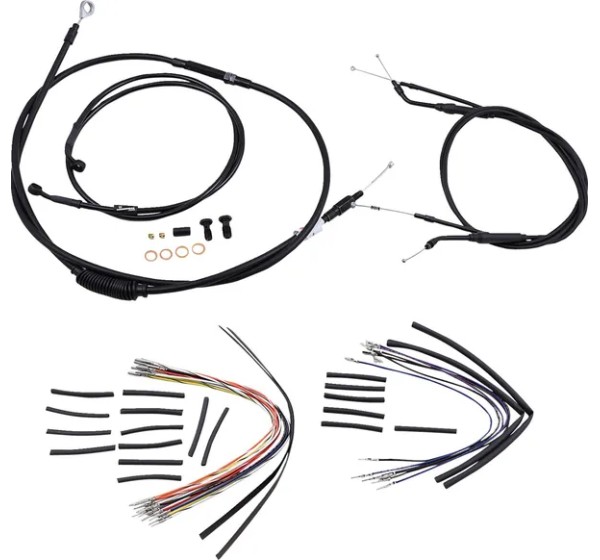 BURLY BRAND Bowdenzüge für Harley Davidson FXD 1450 2000-2005