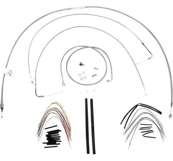 BURLY BRAND Bowdenzüge für Harley Davidson FLSTC 1450 2000-2006