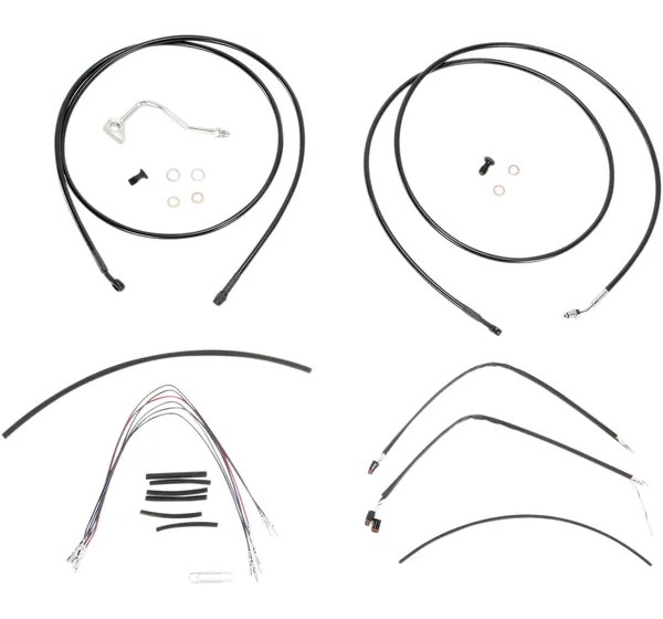 BURLY BRAND Bowdenzüge für Harley Davidson FLHTCU 1690 ABS 2014-2015