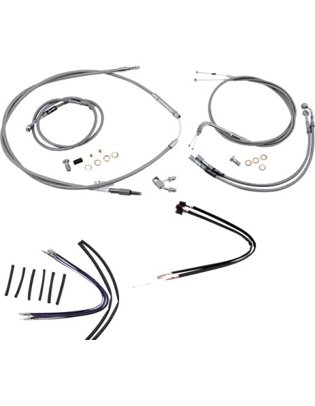 BURLY BRAND Bowdenzüge für Harley Davidson FLSTFB 1690 ABS 2013-2014