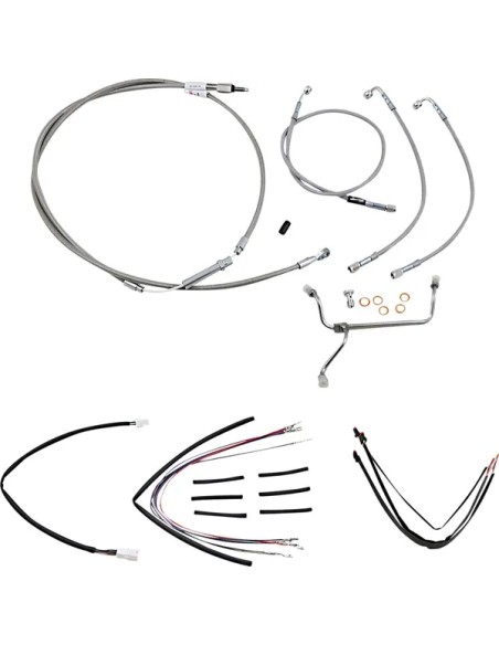 BURLY BRAND Bowdenzüge für Harley Davidson FLHTCU 1690 ABS 2014-2016