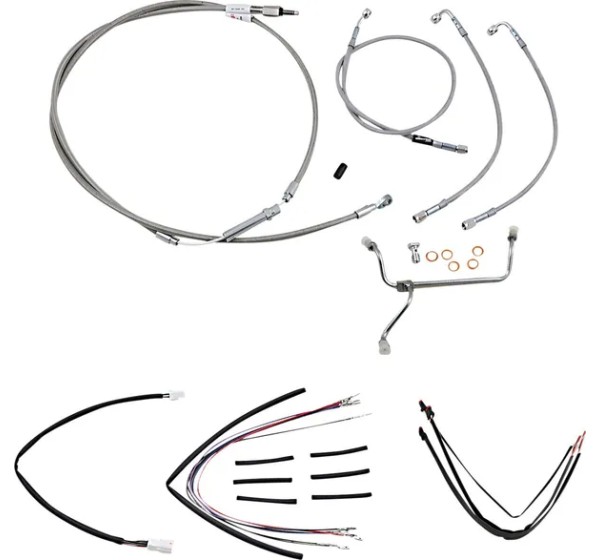 BURLY BRAND Bowdenzüge für Harley Davidson FLHTCU 1690 ABS 2014-2016