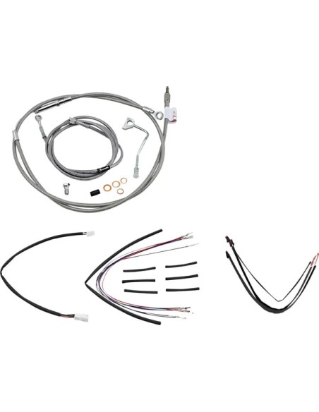 BURLY BRAND Bowdenzüge für Harley Davidson FLHR 1690 ABS 2014-2016