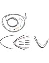 Komplettes Edelstahl-geflochtenes Lenkerzug-/Bremsleitungs-Kit