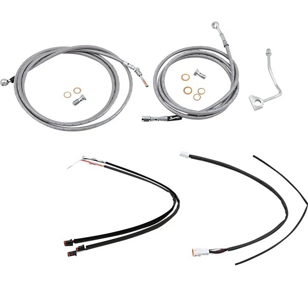 BURLY BRAND Bowdenzüge für Harley Davidson FLHR 1750 ABS 2017-2020