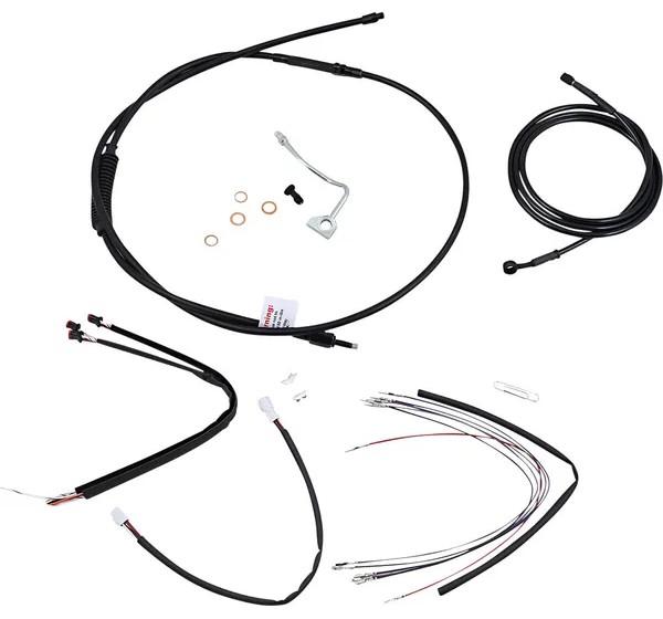 BURLY BRAND Bowdenzüge für Harley Davidson FLHR 1750 ABS 2017-2019