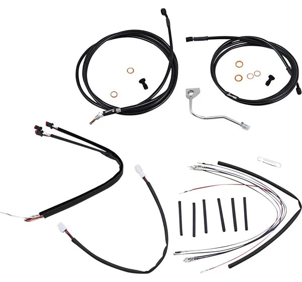 BURLY BRAND Bowdenzüge für Harley Davidson FLTRUSE2 1800 ABS 2015-2016
