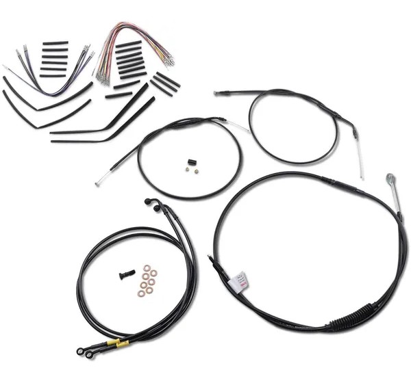 BURLY BRAND Bowdenzüge für Harley Davidson FXDF 1584 2008-2011