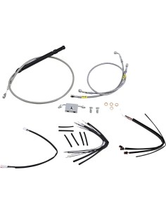 Lenkerzug- und Bremsleitungs-Kit für Burly Ape Lenker