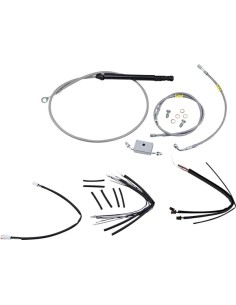 Lenkerzug- und Bremsleitungs-Kit für Burly Ape Lenker