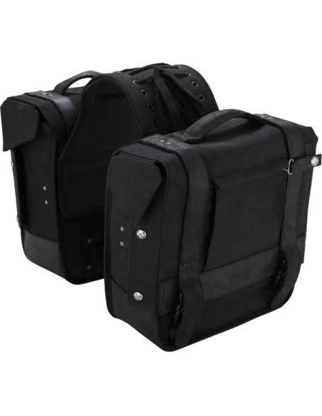 BURLY BRAND Satteltaschen - SADDLEBAG THROWOVER BLK