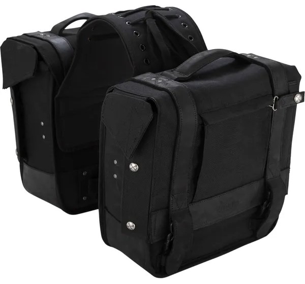 BURLY BRAND Satteltaschen - SADDLEBAG THROWOVER BLK