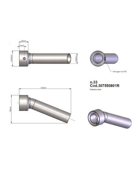 LEOVINCE Montagematerial & Zubehör für HONDA XL 125 V 2001-2013