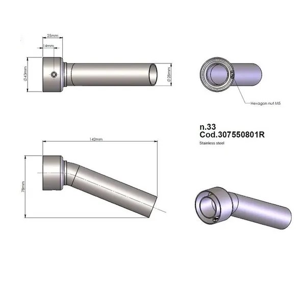 LEOVINCE Montagematerial & Zubehör für HONDA XL 125 V 2001-2013