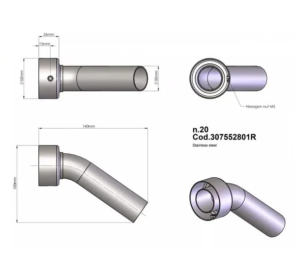 LEOVINCE Montagematerial & Zubehör für KAWASAKI ER-6F 650 2006-2016