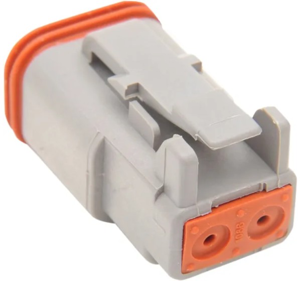 NAMZ Kabel & Schalter - PLUG DEUTSCH GREY 2 PIN