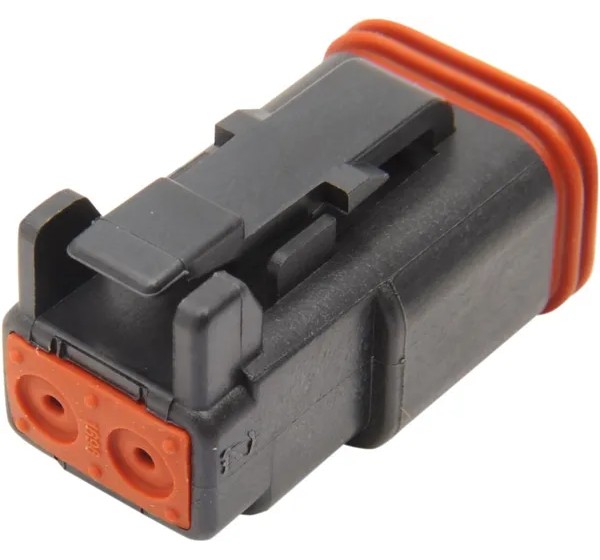 NAMZ Kabel & Schalter - PLUG DEUTSCH BLACK 2 PIN