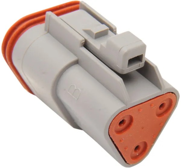 NAMZ Kabel & Schalter - PLUG DEUTSCH GREY 3 PIN