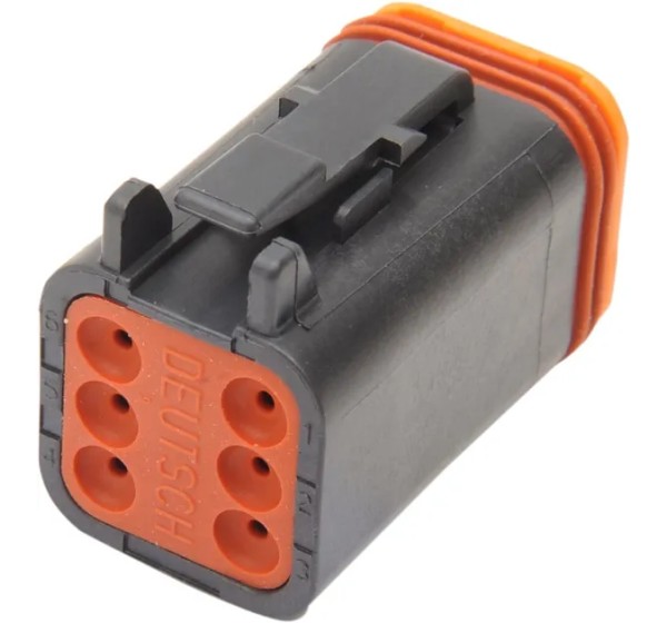 NAMZ Kabel & Schalter - PLUG DEUTSCH BLACK 6 PIN