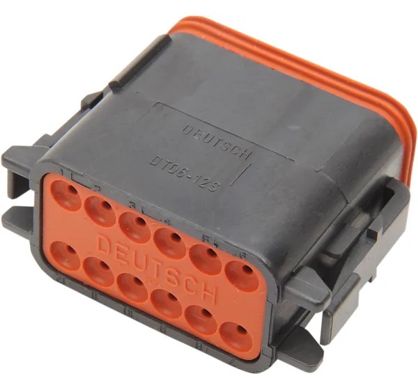 NAMZ Kabel & Schalter - PLUG DEUTSCH BLACK 12 PIN