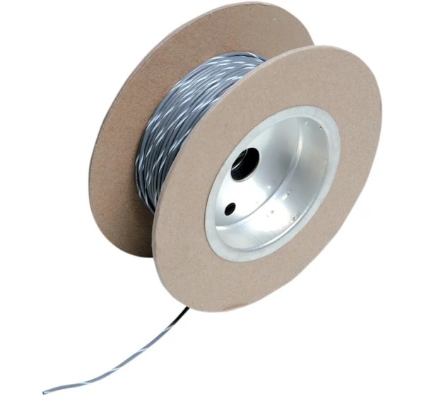 NAMZ Kabel & Schalter - WIRE 18G 100' GREY/WHITE