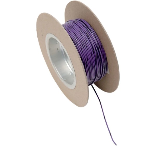 NAMZ Kabel & Schalter - WIRE 18G 100' VIOLET/BLK