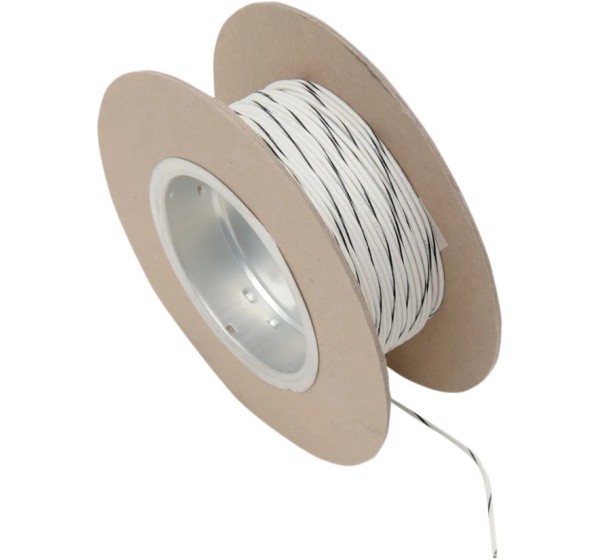 NAMZ Kabel & Schalter - WIRE 18G 100' WHITE/BLACK