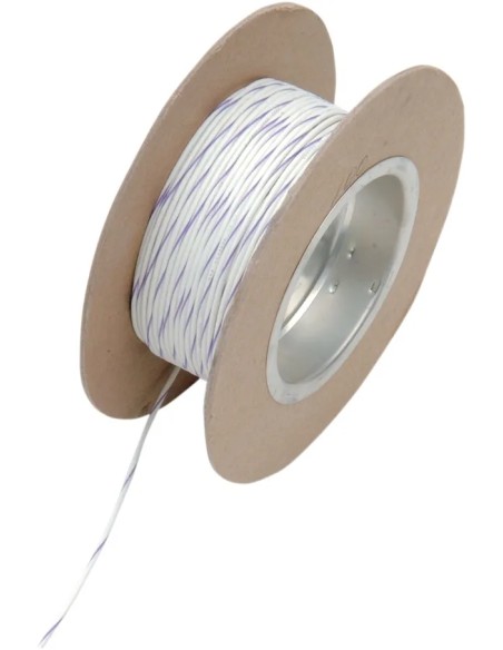 NAMZ Kabel & Schalter - WIRE 18G 100' WHITE/VIOLT