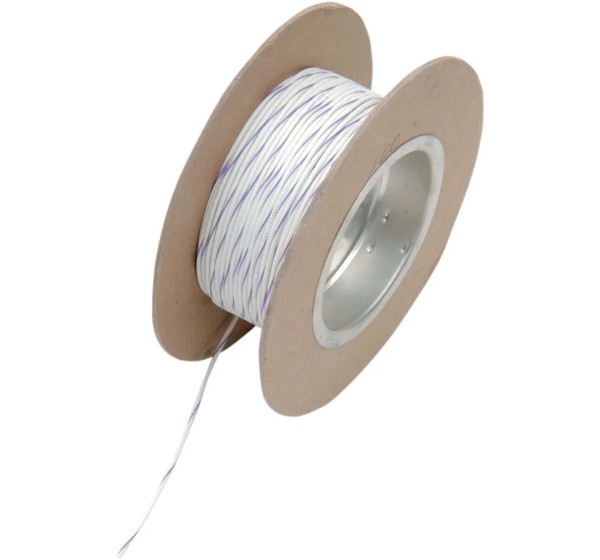 NAMZ Kabel & Schalter - WIRE 18G 100' WHITE/VIOLT