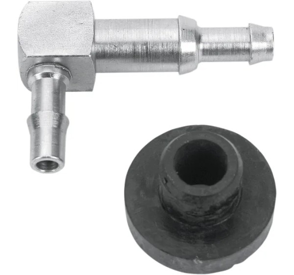 WSM Kraftstoffleitungen & Anschlüsse - SINGLE TANK FITTING 90DEG