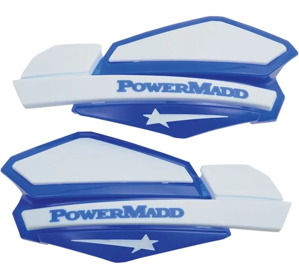 POWERMADD Handprotektoren - HANDGUARDS STAR BL/WT