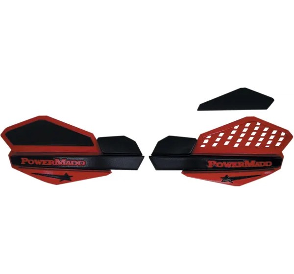 POWERMADD Handprotektoren - HANDGUARDS STAR RD/BK