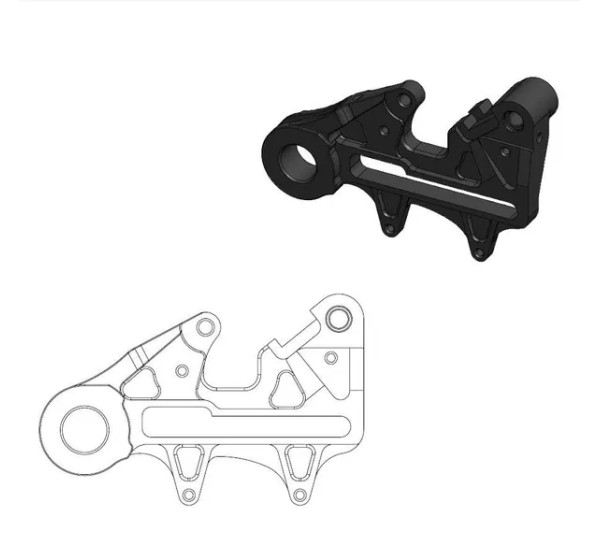 MOTO-MASTER Bremssattel für HUSQVARNA FC 450 ab 2023
