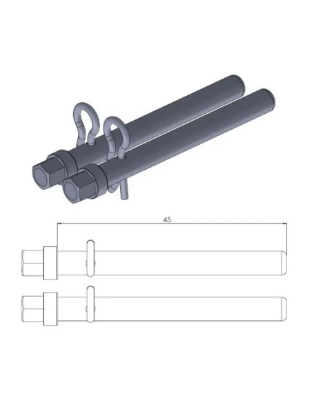MOTO-MASTER Montagematerial & Zubehör für YAMAHA XV 1100 1987-1998