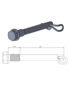 Bremssattelbolzen