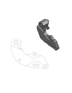 Versatzhalterung für vordere Dakar 298 mm Bremsscheibe