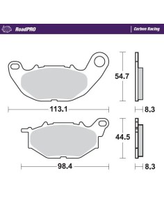RoadPRO Karbon Racing Bremsbeläge