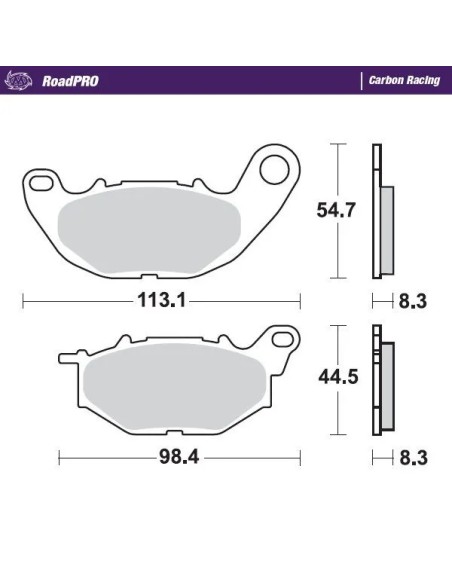 MOTO-MASTER Bremsbeläge & Bremsbacken für YAMAHA YZF-R25 2015-2024