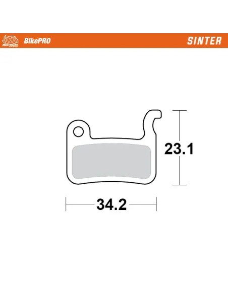 MOTO-MASTER Bremsbeläge - BRAKE PAD SINTER