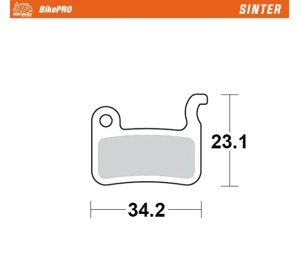 MOTO-MASTER Bremsbeläge - BRAKE PAD SINTER