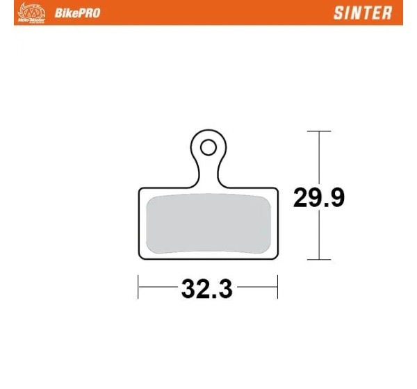 MOTO-MASTER Bremsbeläge - BRAKE PAD SINTER